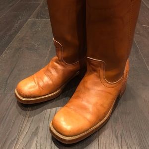 VINTAGE ORIGINAL DINGO LEATHER BOOTS